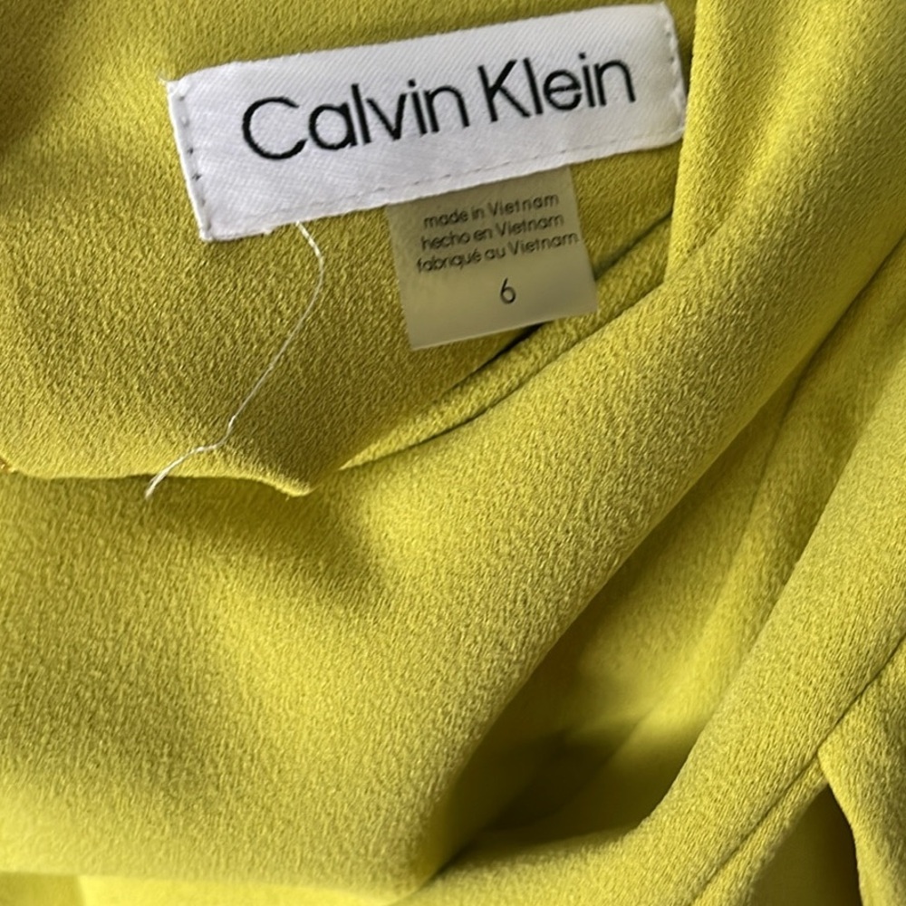 Calvin Klein Vibrant Yellow Garment